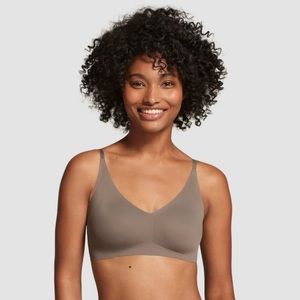 True & Co Adjustable Straps V Neck Bra Bralette